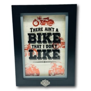 Letrero enmarcado ""There Ain't A Bike That I Don't Like - Imagen 1 de 3