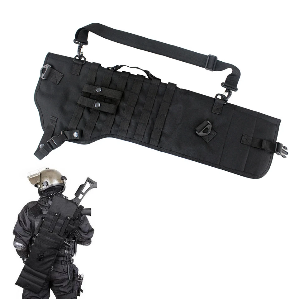 Tactical outdoor Rifle Scabbard Rifle Shotgun Case Shoulder Carry Bag Hunting - Image 1 of 4
