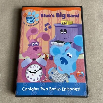 Blue's Clues: Big Band (DVD 2003 4 Eps) Nick Jr. Joe Periwinkle Rhythm Preschool - Image 1 of 4