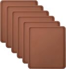 6Pcs Silicone Dehydrator Sheets - Brown(6pcs, for Cosori CP267-FD trays) 