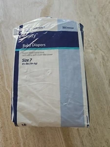 Covidien Curity Baby Diapers Size 7 15 Pack (10 Left!) - Picture 1 of 7