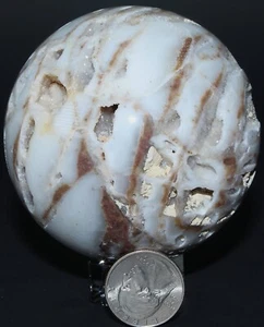 Esfalerita Peruana Druzy Esfera / 3.25" (82.55 mm) / 22.80 oz (646.36 gr) 3294 - Imagen 1 de 19