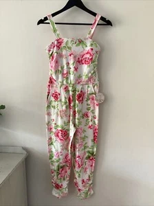 BNWT Girls Jolie & Joy Floral Jumpsuit, Age 14 Years, Tagged - Picture 1 of 6