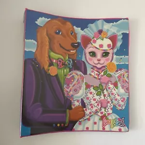 Lisa Frank 3 Ringbuch Doglas Catrina Hochzeit Hund Katze Vintage - gebogen - Bild 1 von 7