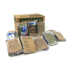 Sopakco Single Pack US MRE Emergency Ration Meals Reduced Sodium(No Heat Source)