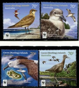 COCOS (KEELING) ISLANDS - 2015 WWF 'VISITING BIRDS OF COCOS ISLAND' Set of 4 ... - Bild 1 von 1