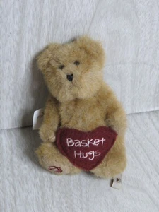 VTG Boyds Mini Bear Plush Basket Hugs Heart Limited Edition 4" NO Tags - Picture 1 of 7