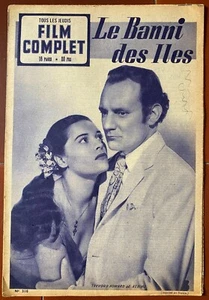 Magazine LE FILM COMPLET n°310 LE BANNI DES ILES Trevord Howard Kerima 1952 - Imagen 1 de 1