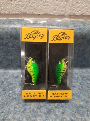 ¡Juego de 2!  Bagley Rattlin' Honey B RHB1-HT Firetiger Color Foto 1 de 3