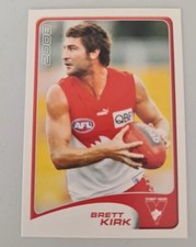 2008 HERALD SUN  SYDNEY SWANS BRETT KIRK COMMON #165 CARD AFL SELECT