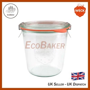 WECK 742 580 ml impasto acido in vetro stampo / barattolo per conservazione, coperchio, sigillo e morsetti  - Foto 1 di 1