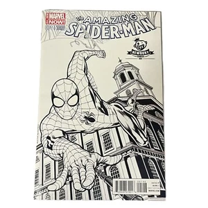 The Amazing Spider-Man #1 Marvel ¡AHORA! Newbury Comics Edición Variante (2014) - Imagen 1 de 7