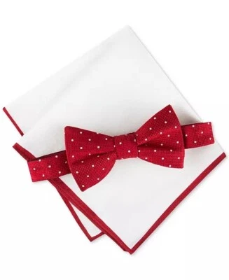 $59.50 Tommy Hilfiger Men's Metcalf Dot Bow Tie Red Necktie NWT - Image 1 of 4