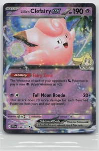 Pokemon Card Lillie's Clefairy ex Double Rare SV09: Journey Together 056/159 NM - Picture 1 of 2
