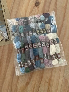 Lot 34 Skeins Laine Colbert DMC Tapestry Wool Mixed Color Full & Partial France - Picture 1 of 11