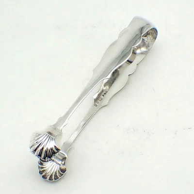 Federal Sugar Tongs Fletcher Gardiner Coin Silver No Mono - Image 1 of 3