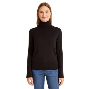 Schwarzer Rollkragenpullover von JJ Perfection – Größe L - Bild 1 von 6