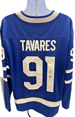 John Tavares Autographed Jersey Toronto Maple Leafs Fanatics - Image 1 of 2