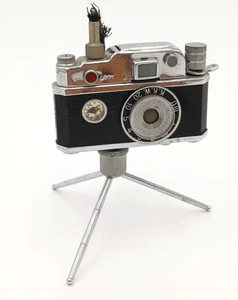 ACCENDINO DA TAVOLO  VINTAGE '50/60 MINI CAMERA PHOTO-FLASH - Imagen 1 de 8