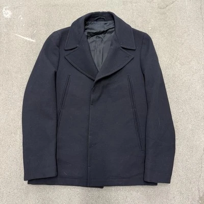 Abrigo de lana negro para hombre Maison Martin Margiela talla 52 hecho en Italia Foto 1 de 4