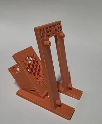 Bitaxe 601+ Stand Orange By AxeForge Technologies - Built For Maximum Air Flow