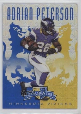 2013 Panini Rookies & Stars Crusade Blue Adrian Peterson #2 - Image 1 of 2