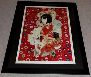 DEATH NYC edición limitada firmada ENMARCADA impresión de arte callejero 45x32 cm Takato Yamamoto Murakami - Imagen 1 de 2