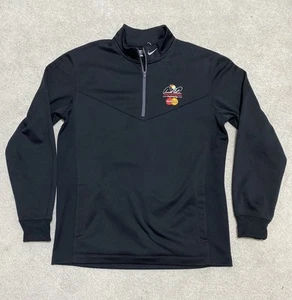 Maglione Nike Golf Tour Performance Therma Fit 1/4 Zip Foderato in Pile Uomo Logo M - Foto 1 di 12