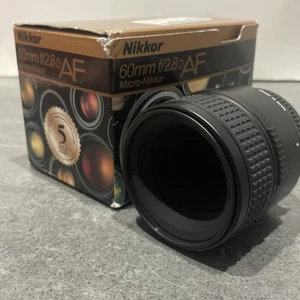 [MINT in Box] Nikon AF Micro Nikkor 60mm f/2.8 D Macro Lens From JAPAN - Picture 1 of 9