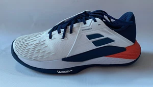 Babolat Tennisschuhe/SandplatzschuhePropulse Fury 3 Clay Herren Weiß/Estate Blue - Bild 1 von 4