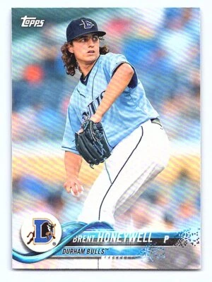 2018 Topps Pro Debut Brent Honeywell #170   Durham Bulls - Image 1 of 2