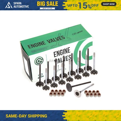 Válvulas de escape de admisión con sellos para Toyota Corolla MR2 Celica GT 98-05 1.8 1ZZFE Foto 1 de 4