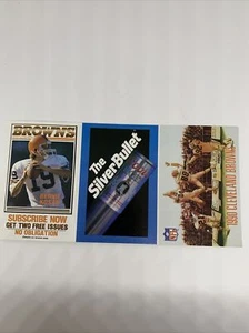 1990 Cleveland Browns NFL Pocket Schedule Sponsor Coors birra leggera - Foto 1 di 5