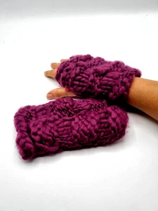 Mujeres Lindo Calentador de Brazos de Protección Sin Dedos Elástico Guantes Mangas Mitones - Imagen 1 de 2