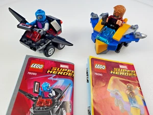 LEGO Marvel: Mighty Micros: Star-Lord vs. Nebula (76090) 100% Completo con Istruzioni - Foto 1 di 5