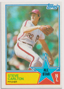 1983 Topps #406 Steve Carlton AS Philadelphia Phillies HOF