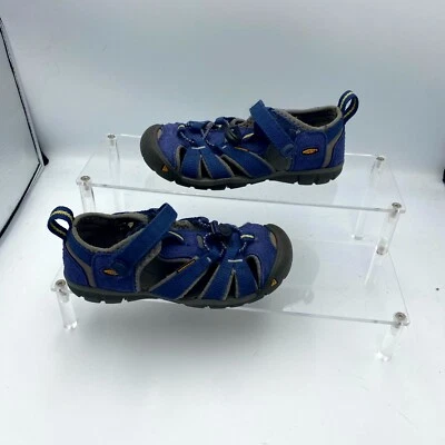 Keen Seacamp II CNX 1010088 Kid's 12 Sandals Blue Depths Gargoyle Hiking Shoes - Image 1 of 4