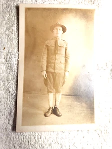 (U75) 1918 U.S. Army WW1 RPPC of soldiers - Nice, Clear and Detailed! - Picture 1 of 2