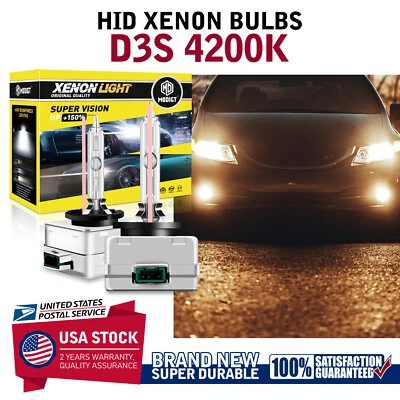 2 PIEZAS D3S 4200K HID xenón faros 42302 66340 para Jaguar F-Type 2016-2018 Foto 1 de 4