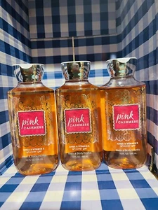 3 BATH & BODY WORKS ROSA CASHMERE BODY WASH GEL DOCCIA 10 FL OZ VITAMINA KARITÈ E - Foto 1 di 4