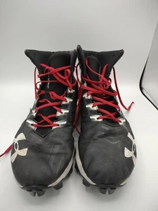 Under Armour Mens Renegade RM 3000173-002 Black Football Sneakers Size 11.5 - Picture 1 of 11