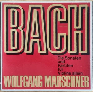 Wolfgang Marschner: Bach- Sonatas & Partitas, Solo Violin/ Christopherus 3LP Box - Picture 1 of 4