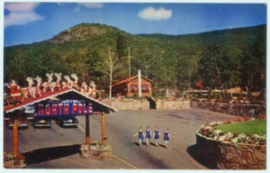 POLO NORTE ENTRADA TALLER DE SANTA VINTAGE POSTAL EN CARRETERA 1965 081021 Q - Imagen 1 de 2