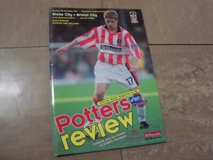 Stoke City v Bristol City 1999-2000 Programme - Picture 1 of 1