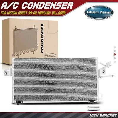 Конденсатор кондиционера с кронштейном для Nissan Quest 1999-2002 Mercury Villager V6 3,3 л - Изображение 1 из 4