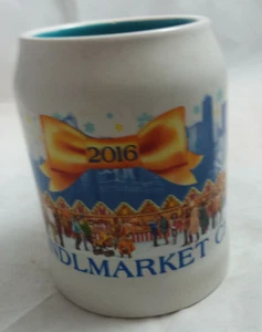 2016 ChristKindlMarket Chicago Christmas German Market Mug Ceramic Beer Mug Cup - Picture 1 of 12