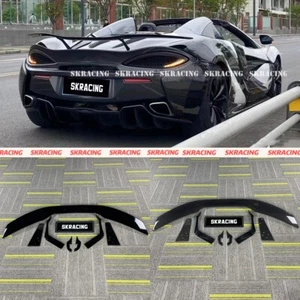 Gloss/Carbon Rear Trunk Spoiler Sport Wing For 2015-2019 McLaren 540C 570S 570GT - Picture 1 of 56