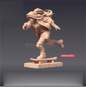 1/87 Skater Girl Statue Scene Prop Minitures Figures Doll For Cars Vehicles Toy - Picture 1 of 5