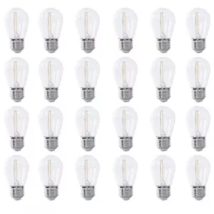 Feit Electric LED Replacement String Light Bulbs, S14/822/PC E26 2200K 24-pack - Picture 1 of 3