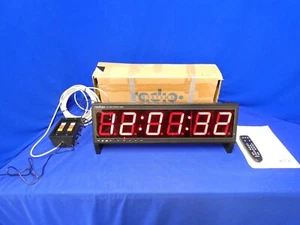 Radio Systems CT-2002 Large 4" Studio Timer Clock Display w/Remote, Power Supply - Picture 1 of 19